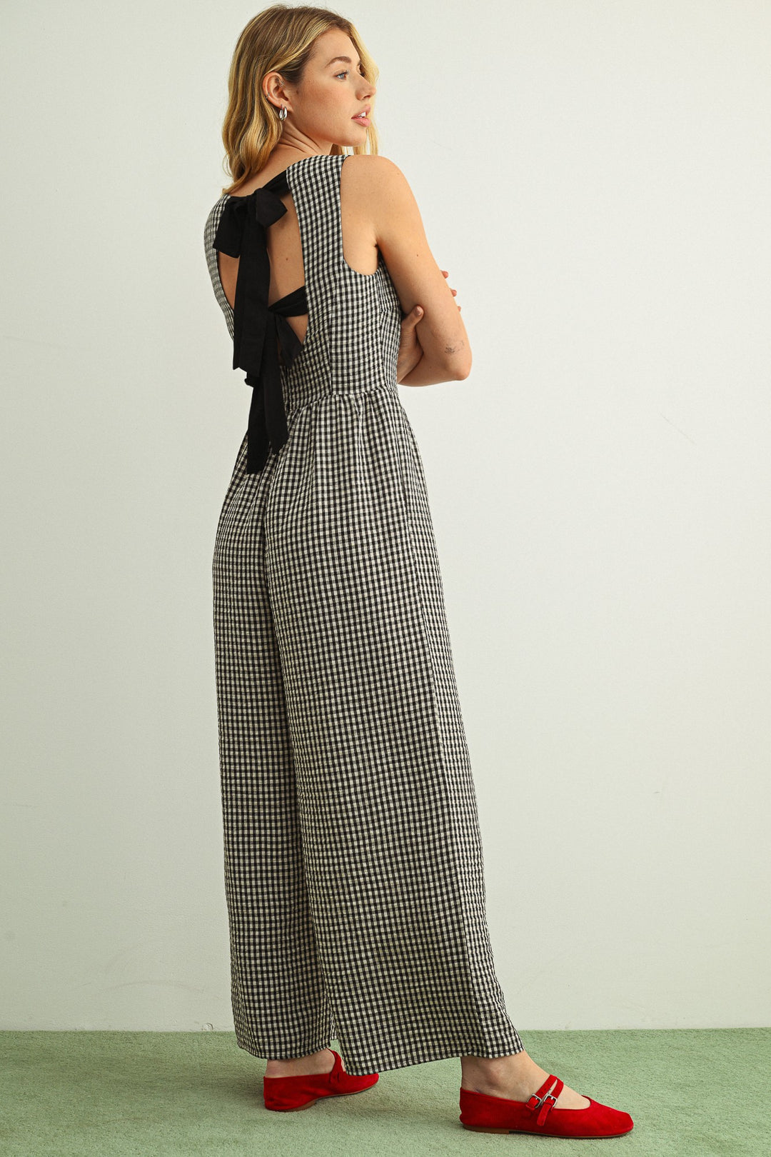 hitomi1010【アメリ】BACKOPEN SWEATROMPERS セール】BACK OPEN SWEAT ROMPERS（つなぎ/オールインワン）｜Ameri